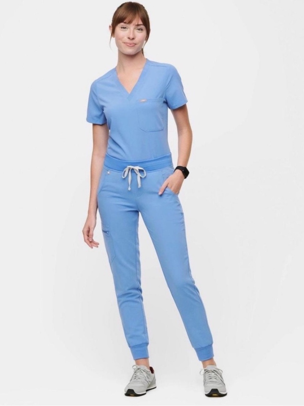 Women’s Figs Zamora Blue Jogger Scrubs M